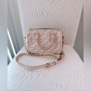 Louis Vuitton Speedy 20 limited stardust beige pink